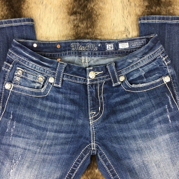 🛍 Miss Me Signature Bootcut Jeans, Size 28 - Picture 3 of 6
